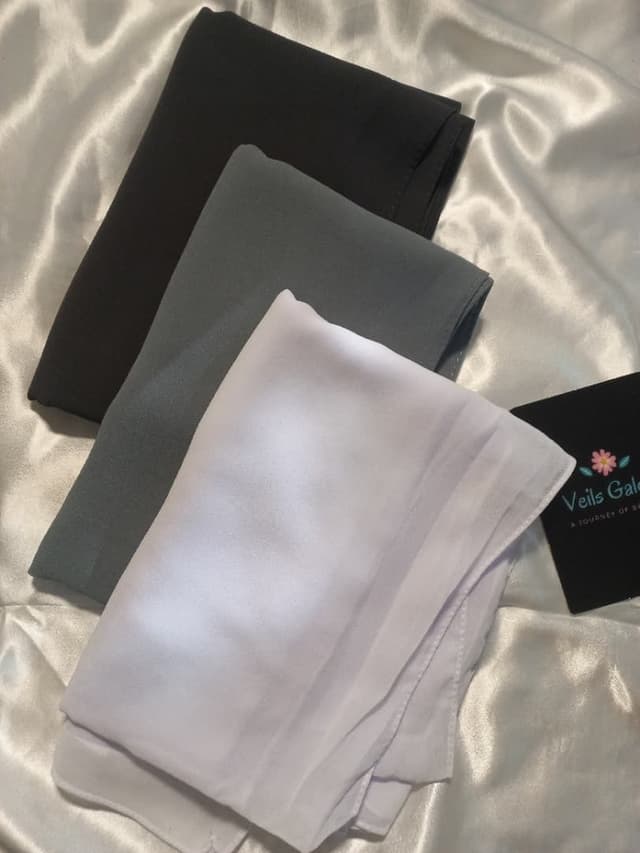 chiffon veil